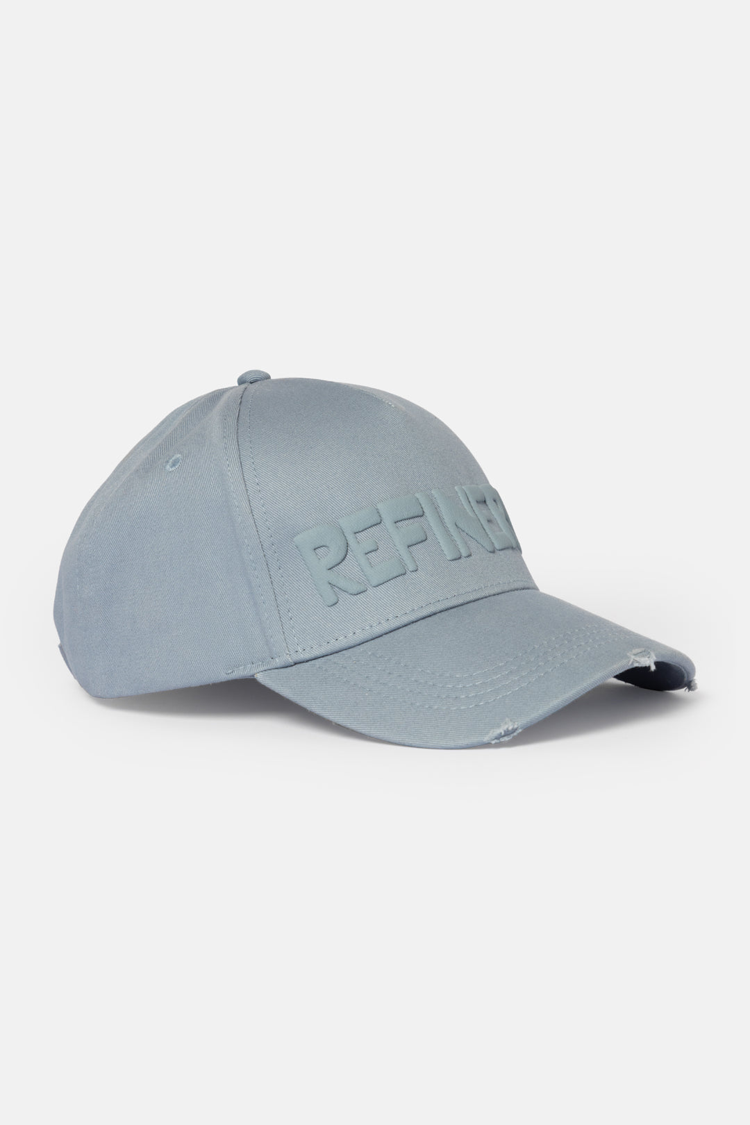 Blue Washed Embroidered Cap
