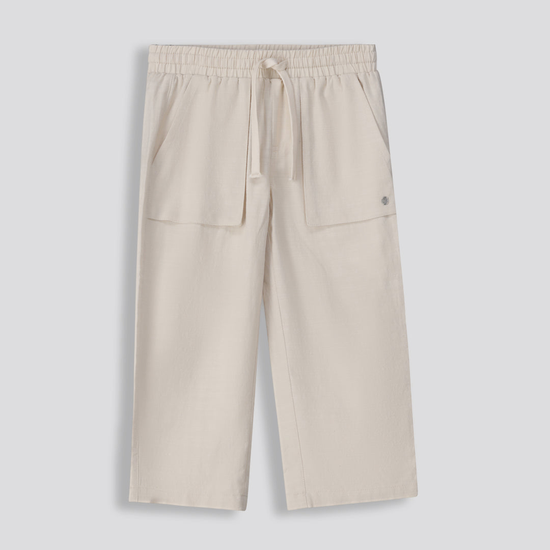 Girls Cargo Pants _ 160353 _ Stone