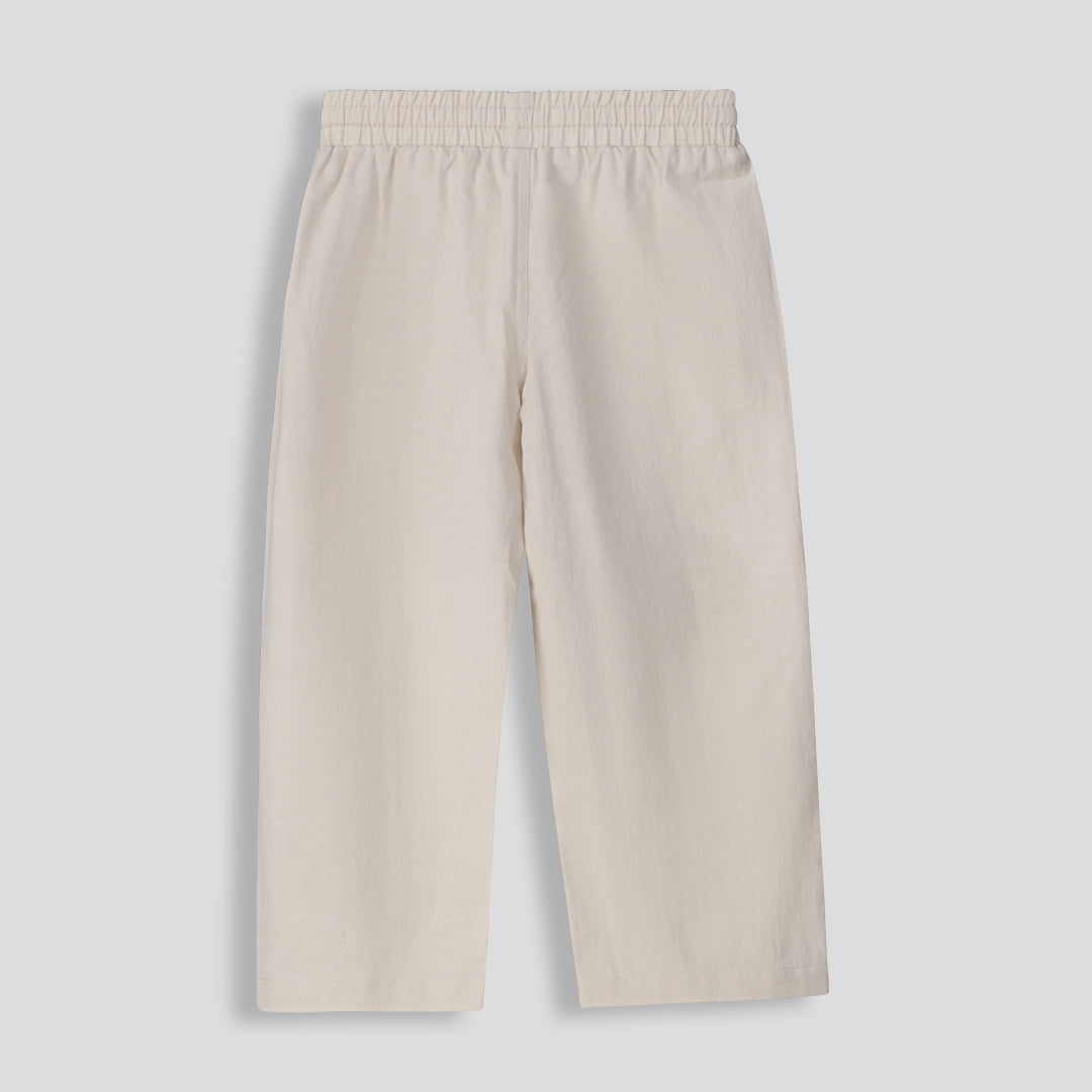 Girls Cargo Pants _ 160353 _ Stone