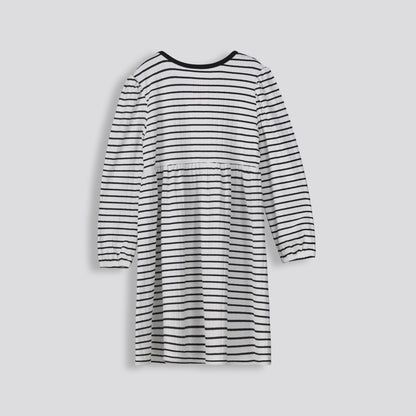 Striped Babydoll Dress _ 160736 _ Multi Stripe