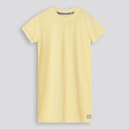 Girls T-Shirt Dress _ 161714 _ Yellow