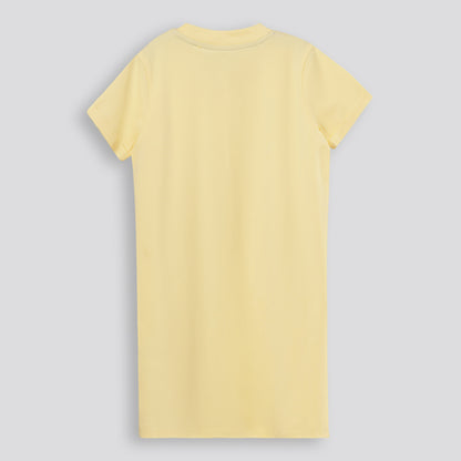 Girls T-Shirt Dress _ 161714 _ Yellow