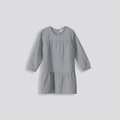 Girls Tiered Dress _ 162890 _ Sage