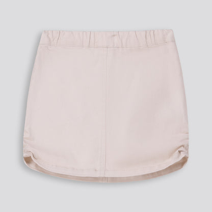 Girls Denim Skirt _ 165427 _ Ecru