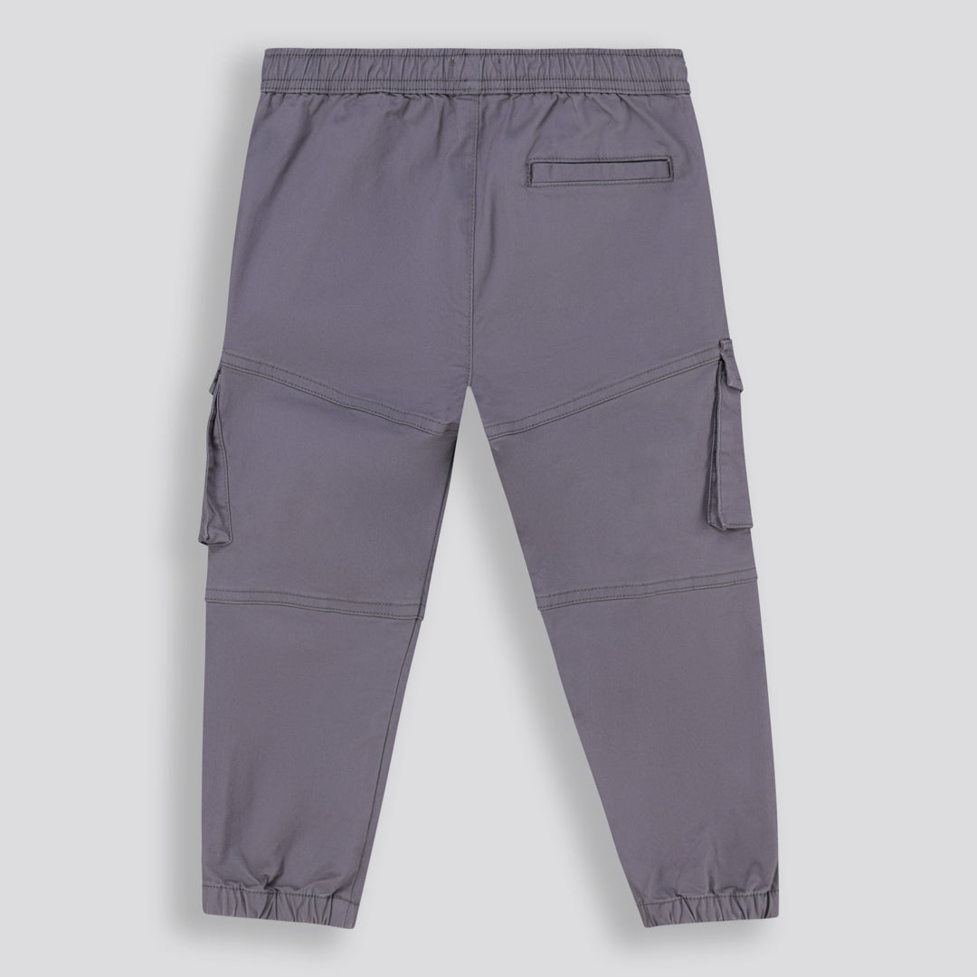 Boys Cargo Pants _ 165476 _ Charcoal