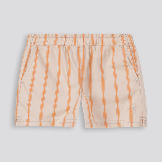Girls Poplin Shorts _ 166011 _ Orange