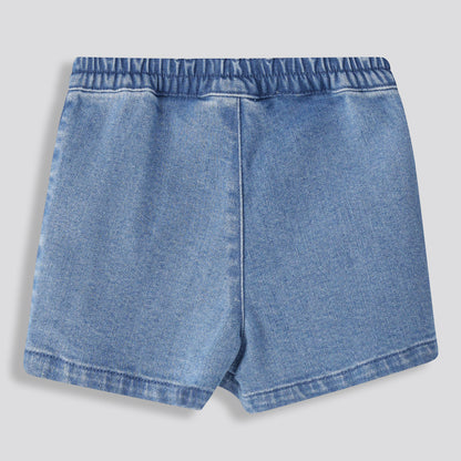 Girls Denim Skort _ 166475 _ Light Wash