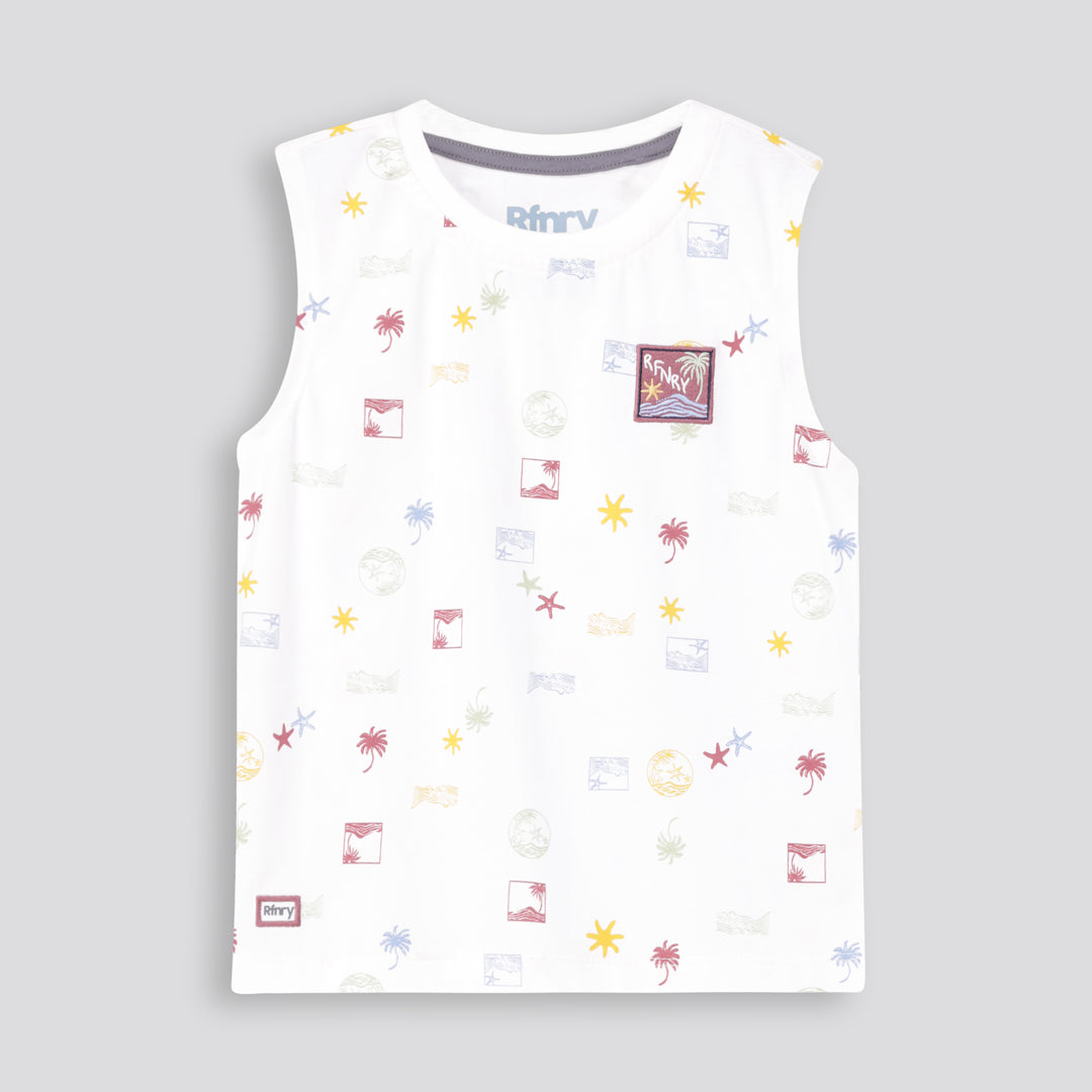 Boys Tank Tee _ 166667 _ Optic White