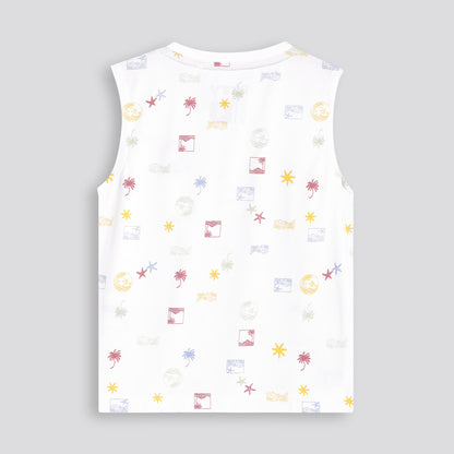 Boys Tank Tee _ 166667 _ Optic White