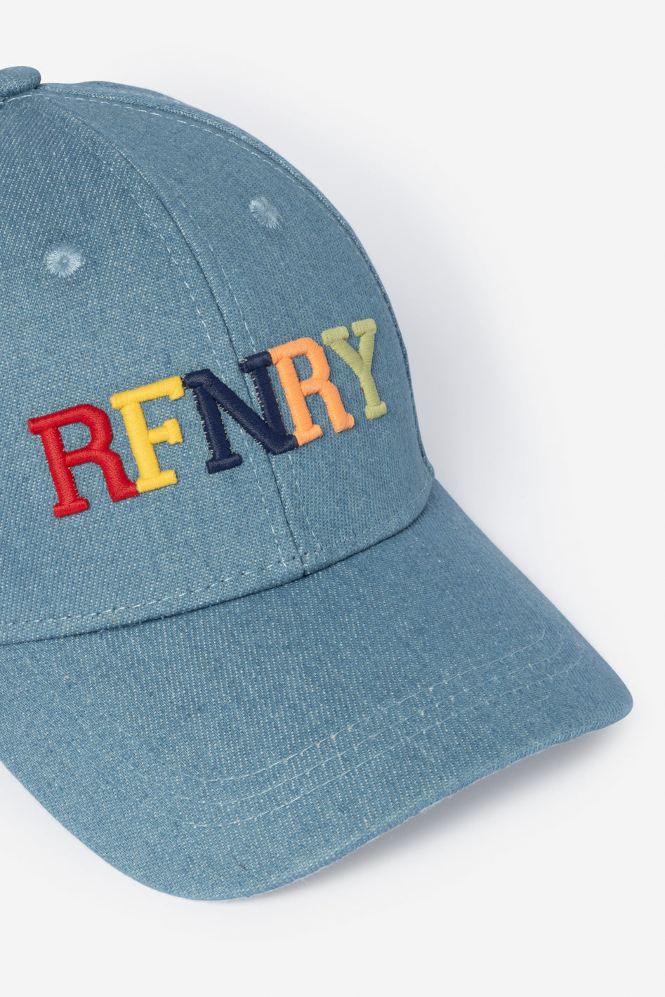 Kids Denim Baseball Cap -Blue Denim