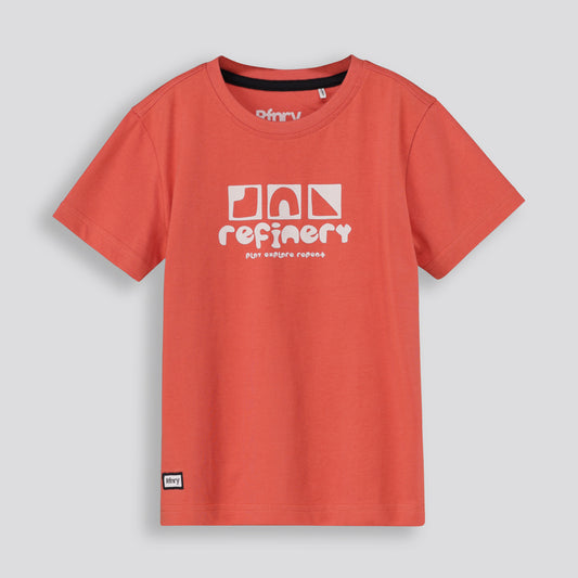 Boys Graphic Tee _ 167039 _ Rust