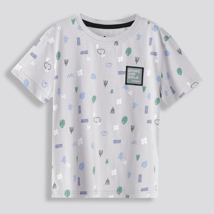 Boys Statement Tee _ 167040 _ Light Grey