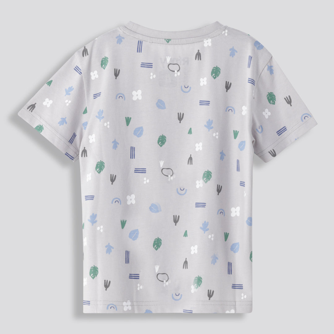 Boys Statement Tee _ 167040 _ Light Grey