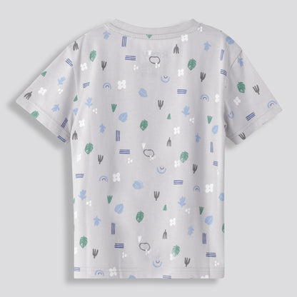 Boys Statement Tee _ 167040 _ Light Grey