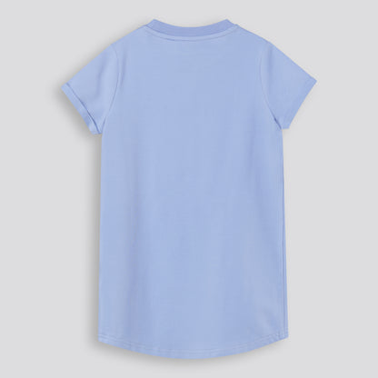 Girls T-Shirt Dress _ 167498 _ Blue Denim