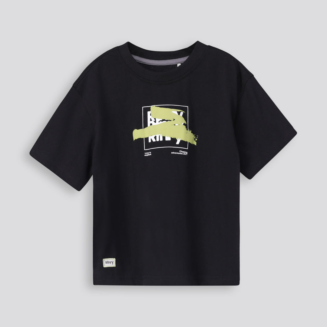 Boys Graphic Tee _ 167618 _ Black