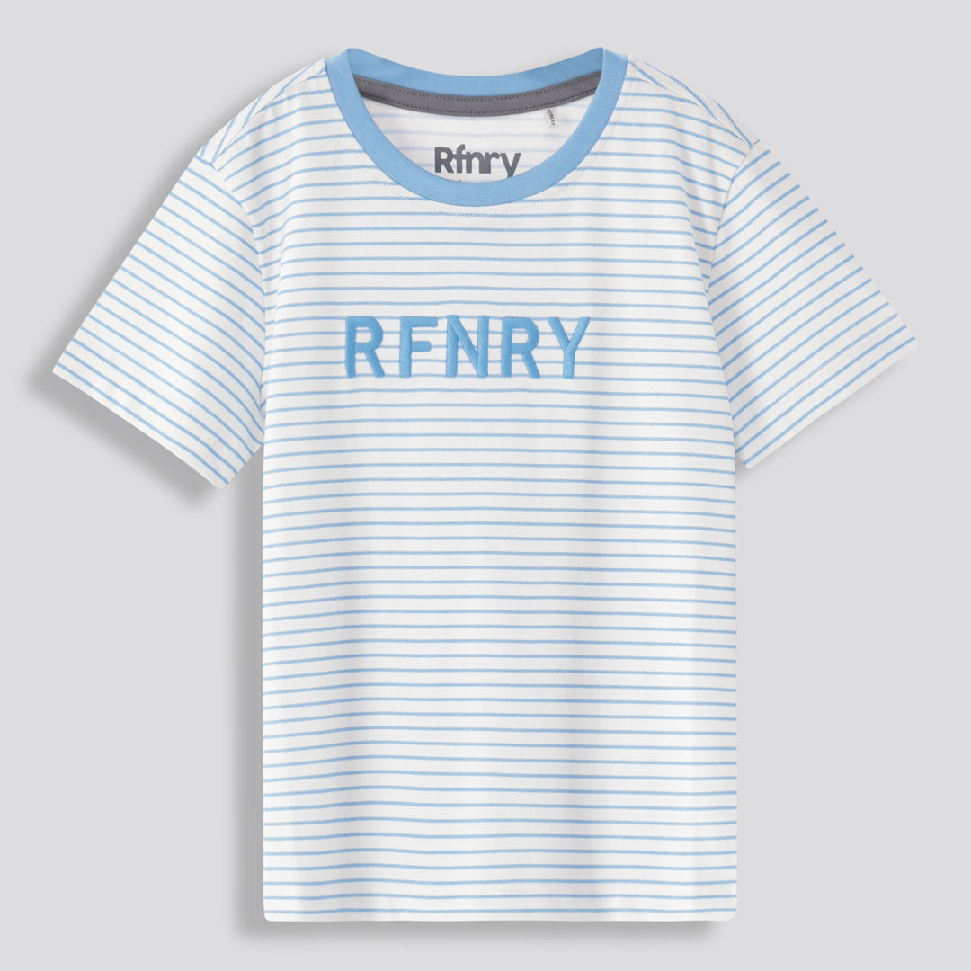 Boys Branded Tee _ 167905 _ Cobalt