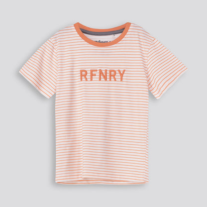 Girls Branded Tee _ 167909 _ Orange