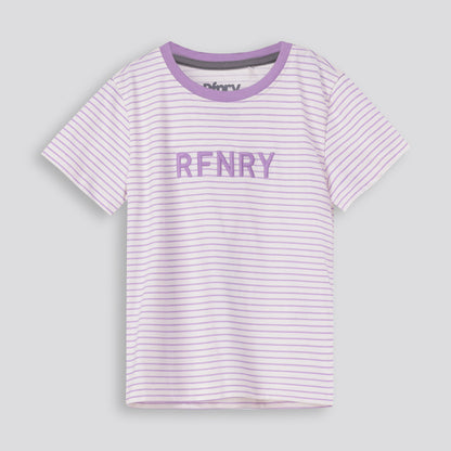 Girls Branded Tee _ 167907 _ Lilac