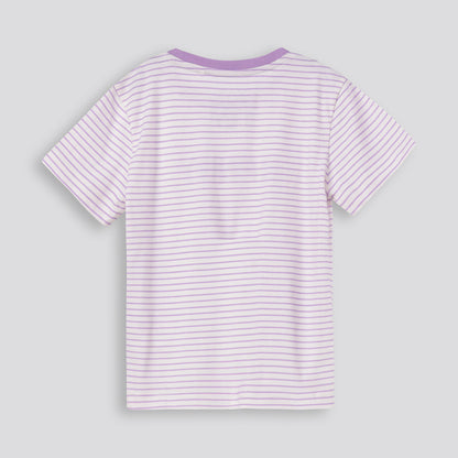 Girls Branded Tee _ 167907 _ Lilac