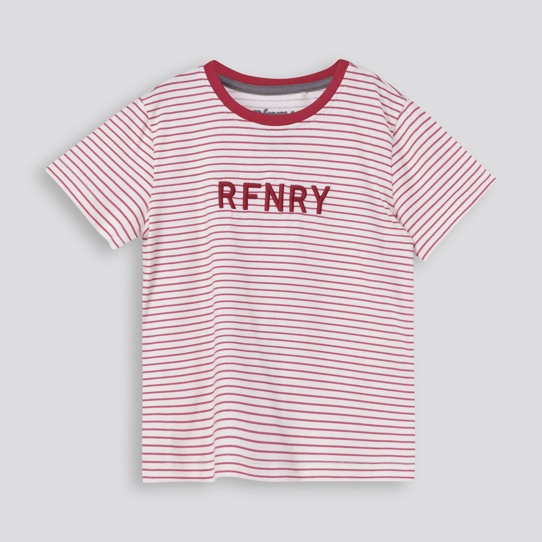 Girls Branded Tee _ 167908 _ Rose