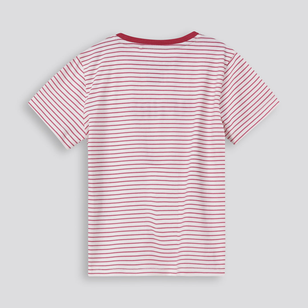 Girls Branded Tee _ 167908 _ Rose