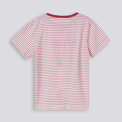 Girls Branded Tee _ 167908 _ Rose