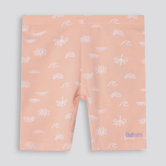 Girls Cycle Shorts _ 168039 _ Peach