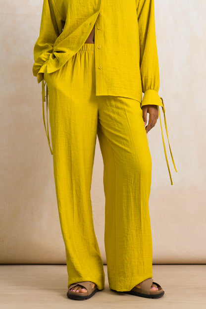 Wide Leg Elasticated Waist Pants