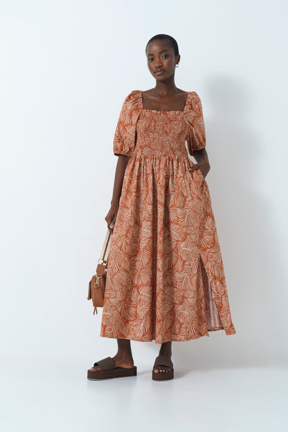 Puff Sleeve Dress