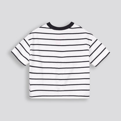 Girls Stripe Boxy Tee