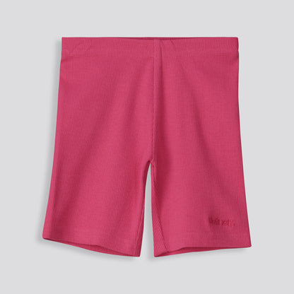 Girls Ribbed Cycle Shorts