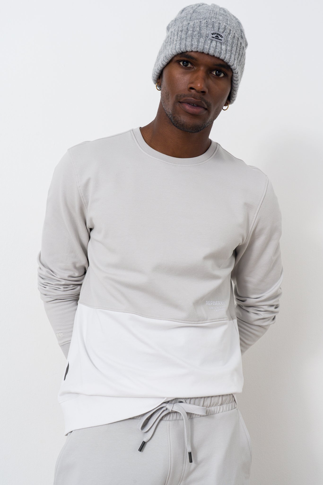 Colour Block Crew Sweat