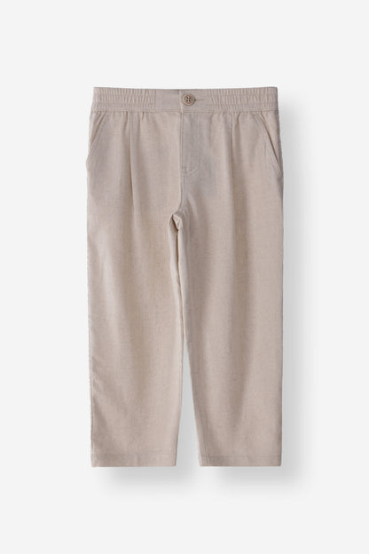 Regular Fit Linen Blend Pant