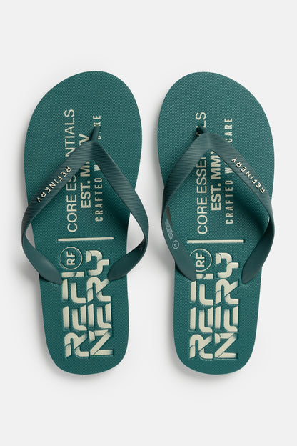 Branded Rubber Flip-Flops