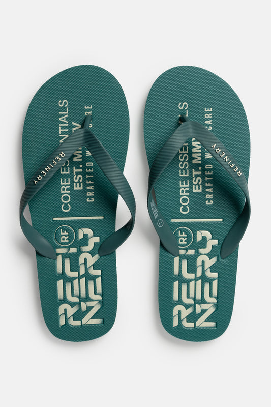 Branded Rubber Flip-Flops