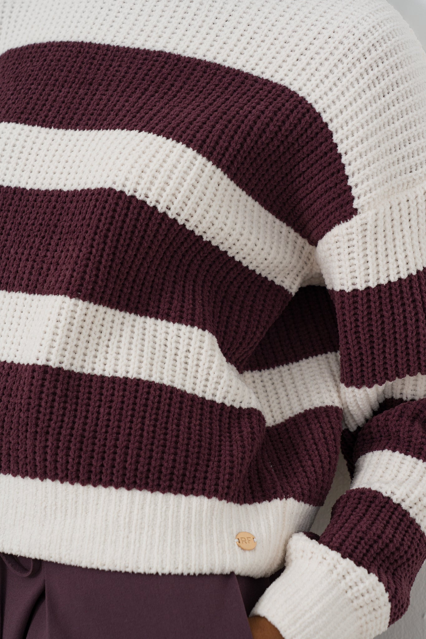Wide Stripe Chenille Jumper
