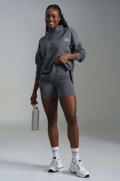 Hi Rise Cycle Shorts - Charcoal