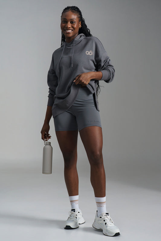 Hi Rise Cycle Shorts - Charcoal