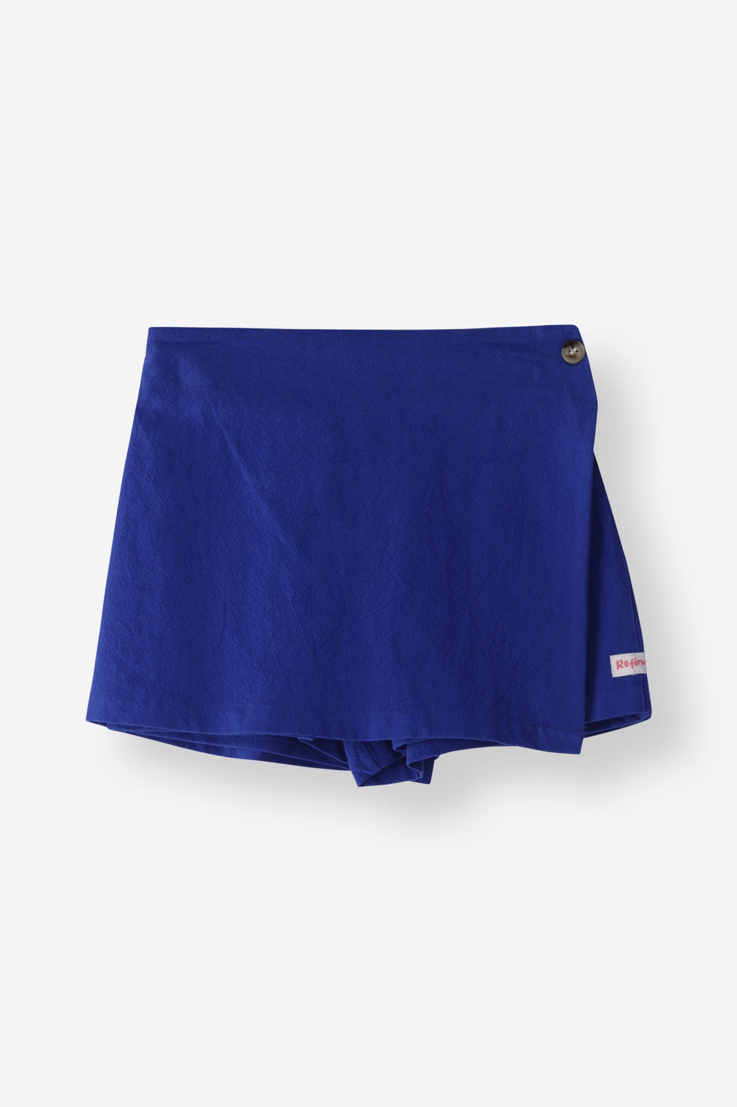 Wrap Front Linen Blend Skort