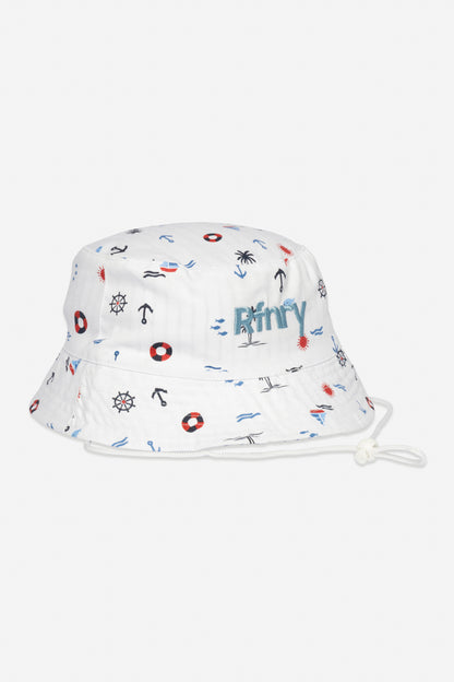 Boys Seersucker Bucket Hat