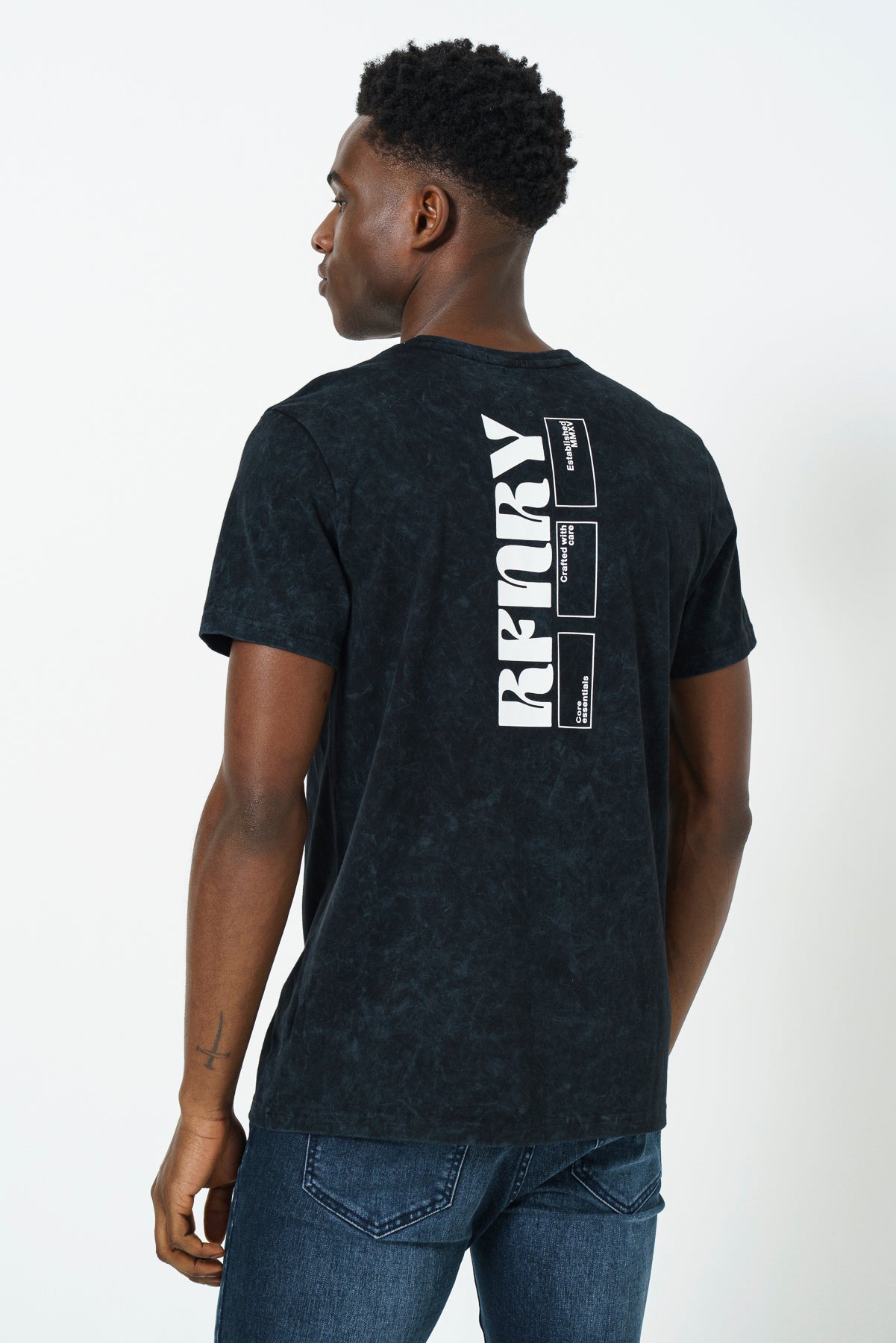 Statement Branded T-Shirt - Black