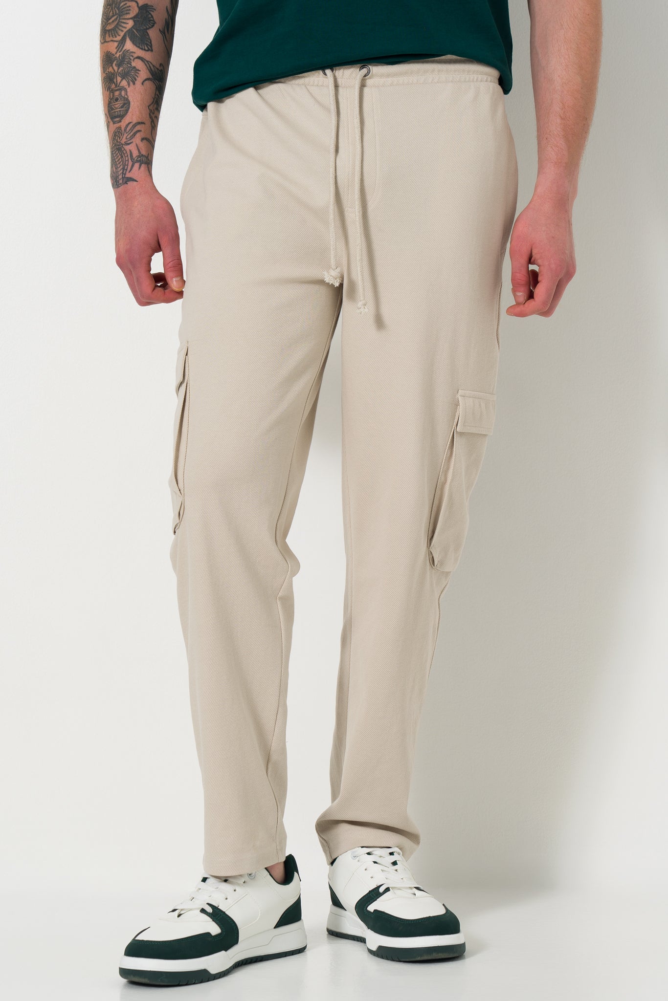 pique-knit-pants