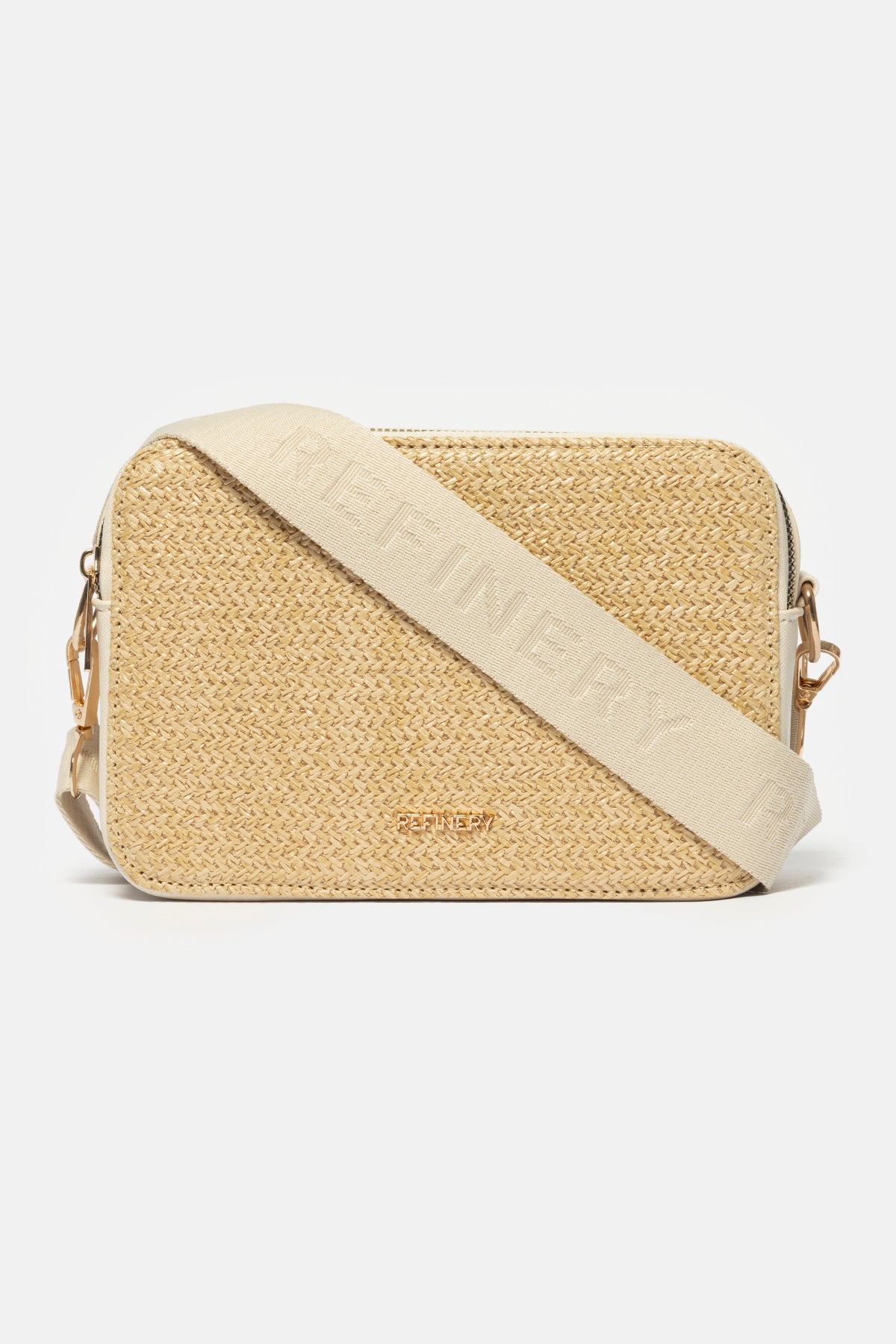 Raffia Camera Bag