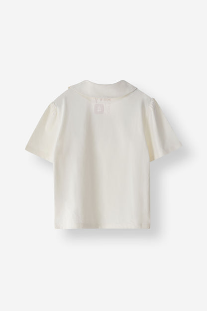 Regular Fit Collared Logo Tee