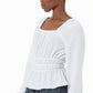 Puff-Sleeve Top _ 138762 _ White