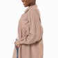 Crinkle Overshirt _ 138761 _ Taupe