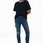 Rf12 Mid-Rise Ankle Grazer Jeans _ 141587 _ Dark Wash