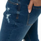 Rf12 Mid-Rise Ankle Grazer Jeans _ 141587 _ Dark Wash