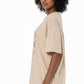 Oversized T-Shirt _ 141574 _ Brown